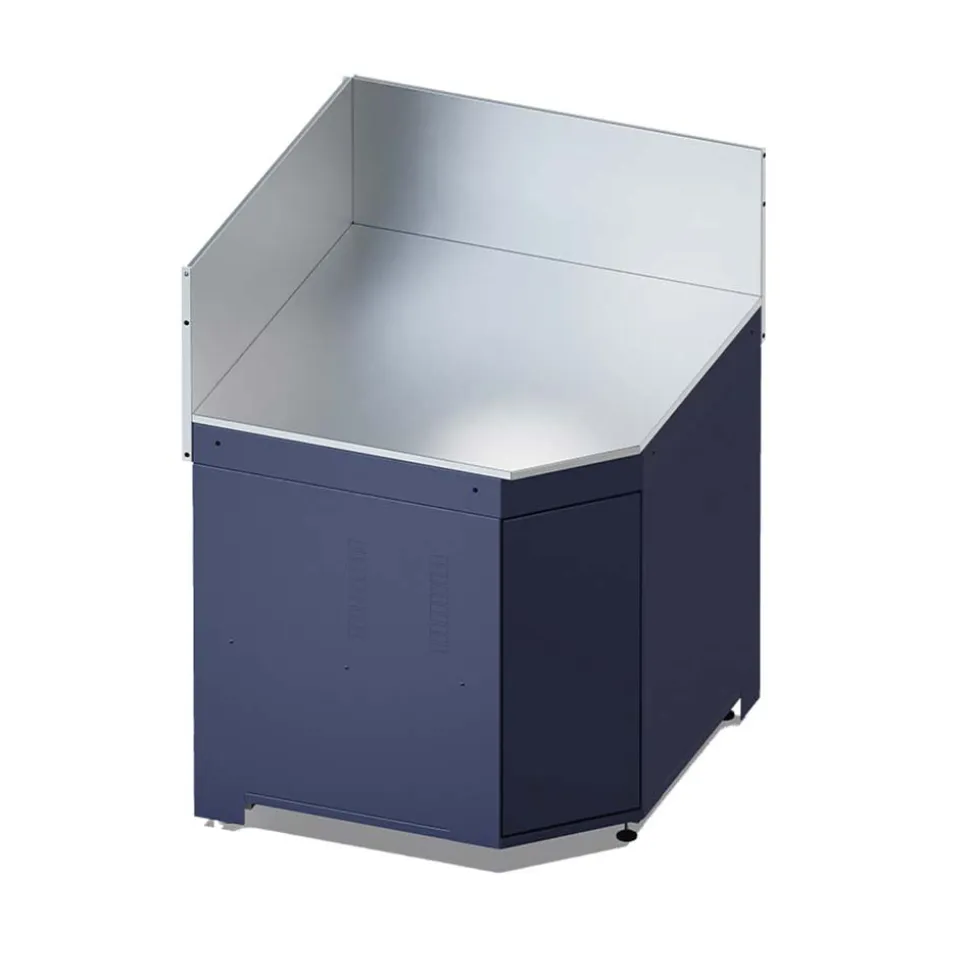 Meuble d'Angle pour Cuisine Extérieure Bleu navy - ENO