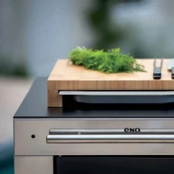 Meuble desserte FELIX noir inox - ENO