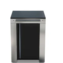Meuble FELIX 60 cm Noir Inox - ENO
