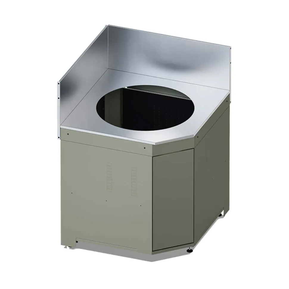 Meuble module d'Angle pour Kamado M et L Vert Sauge - ENO