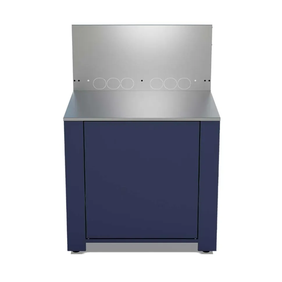 Meuble MODULO pour plancha bleu navy - ENO