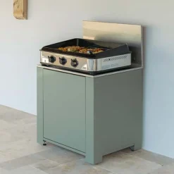 Meuble MODULO pour plancha vert sauge - ENO