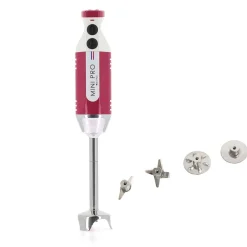 Mixeur plongeant polyvalent mini-pro Framboise 4 couteaux - DYNAMIC