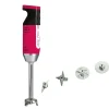 Mixeur plongeant polyvalent mini-pro Framboise Noir 4 couteaux - DYNAMIC