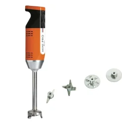Mixeur plongeant polyvalent mini-pro Orange Noir 4 couteaux - DYNAMIC