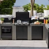 Module Plancha Surbaissé 80 cm Gris Cargo - ENO