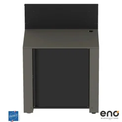 Module Plancha Surbaissé 80 cm Gris Cargo - ENO