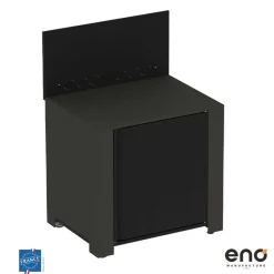 Module Plancha Surbaissé 80 cm Gris Cargo - ENO