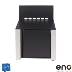 Module Plancha Surbaissé 80 cm Noir Inox - ENO
