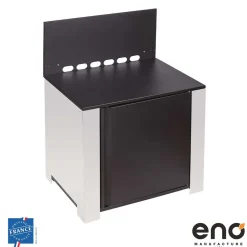 Module Plancha Surbaissé 80 cm Noir Inox - ENO