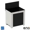 Module Plan de Travail 80 cm Noir Inox - ENO