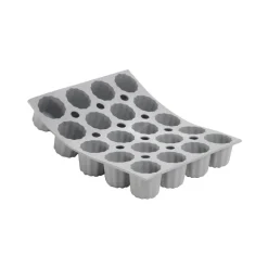 Moule en silicone 20 mini-cannelés bordelais - DE BUYER