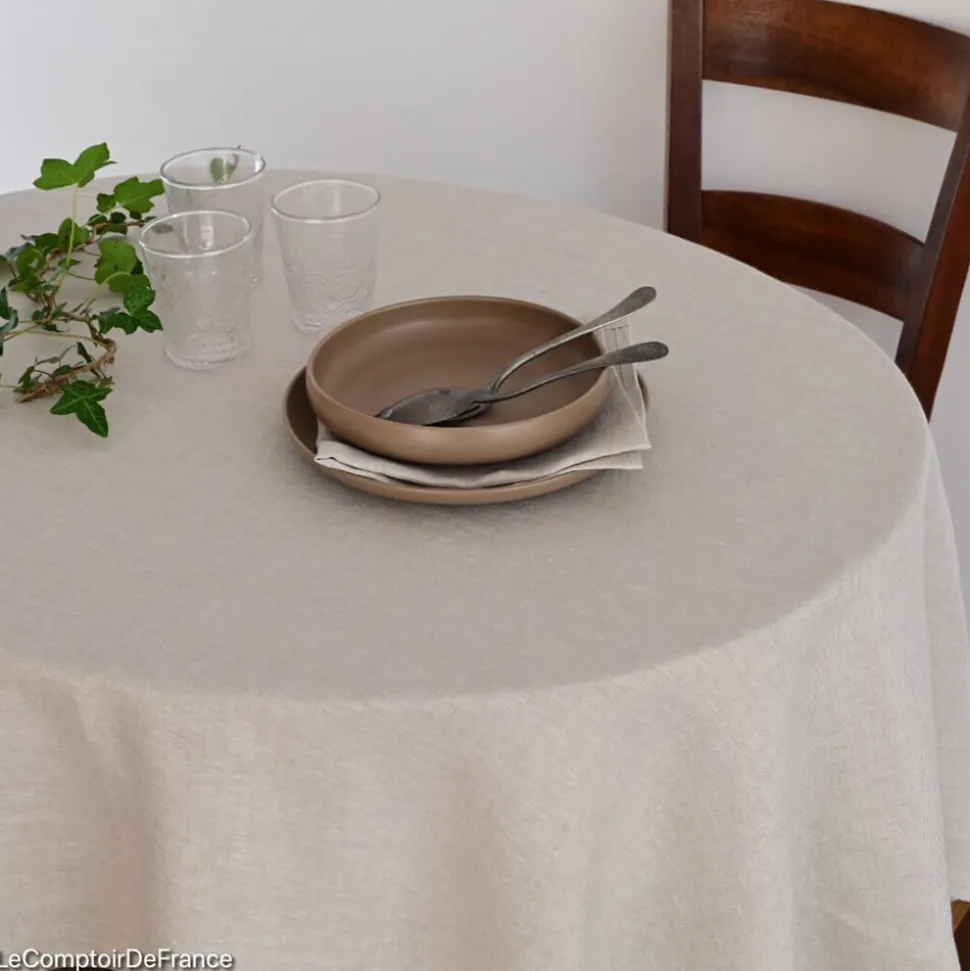 Nappe Primo 100 % lin naturel - Charvet Editions