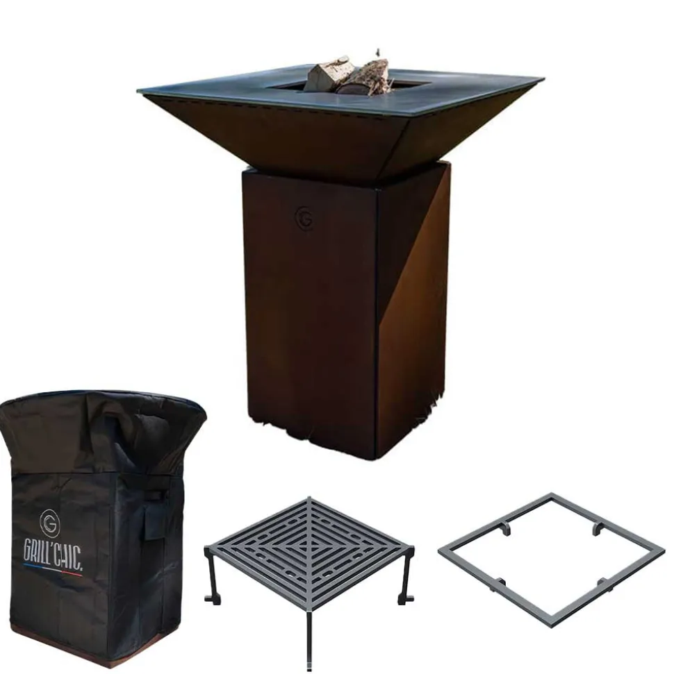 Pack Printemps Brasero Cévenol CORTEN - GRILL CHIC