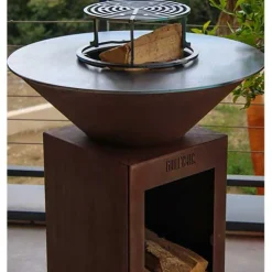 Pack Printemps Brasero Cévenol BOIS CORTEN 74 x 90 cm - GRILL CHIC