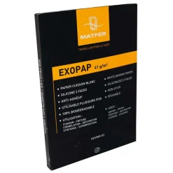 Papier cuisson siliconé blanchi 500 Feuilles Exopap 60 x 40 cm - MATFER