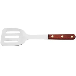Pelle arrondie inox manche en bois Plancha ou BBQ - Au Nain