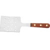 Pelle spatule à trous inox manche en bois Plancha ou BBQ - Au Nain