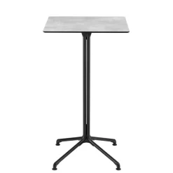 Pied de table central hauteur haute finition noire Horizon - LAFUMA