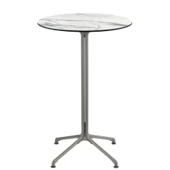 Pied de table central hauteur haute titane Horizon - LAFUMA