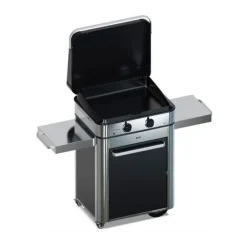 Plancha Gaz Enosign 65 sur Chariot Inox et noir - ENO