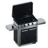 Plancha Gaz ENOSIGN 80 sur Chariot Inox et Noir - ENO
