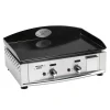 Plancha gaz inox 60 avec plaque en Acier émaillé - ROLLER GRILL
