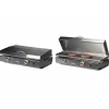 Plancha gaz inox LAGOA 2 feux avec Couvercle - PLANCHA TONIO