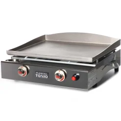 Plancha gaz inox LAGOA 2 feux - PLANCHA TONIO