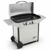 Plancha électrique inox 60 avec chariot - ROLLER GRILL