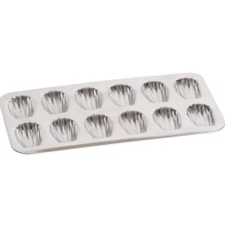 Plaque fer blanc 12 madeleines - GOBEL