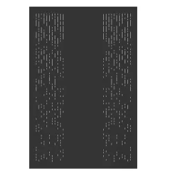 Plaque murale Graphic noire - LE MARQUIER