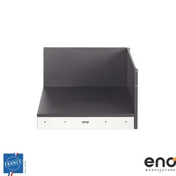 Plateau d'angle Module Noir et Inox - ENO
