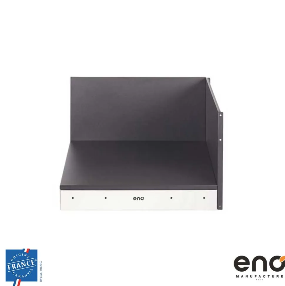 Plateau d'angle Module Noir et Inox - ENO