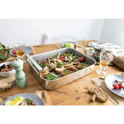 Plat à Four Inox 35 cm - CRISTEL