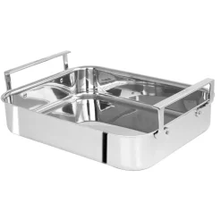 Plat à Four Inox 40 cm - CRISTEL