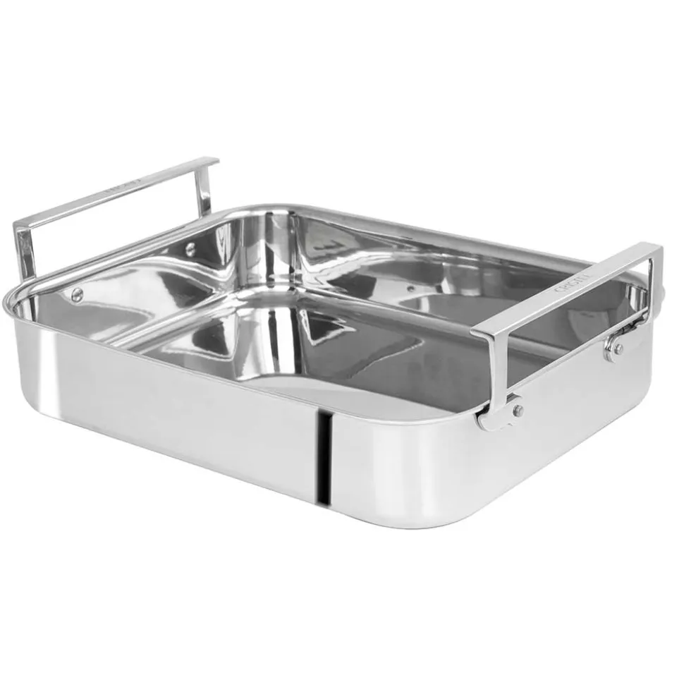 Plat à Four Inox 40 cm - CRISTEL