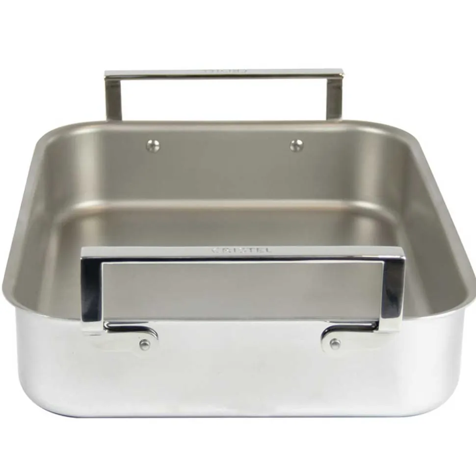 Plat à Four Inox 40 cm - CRISTEL