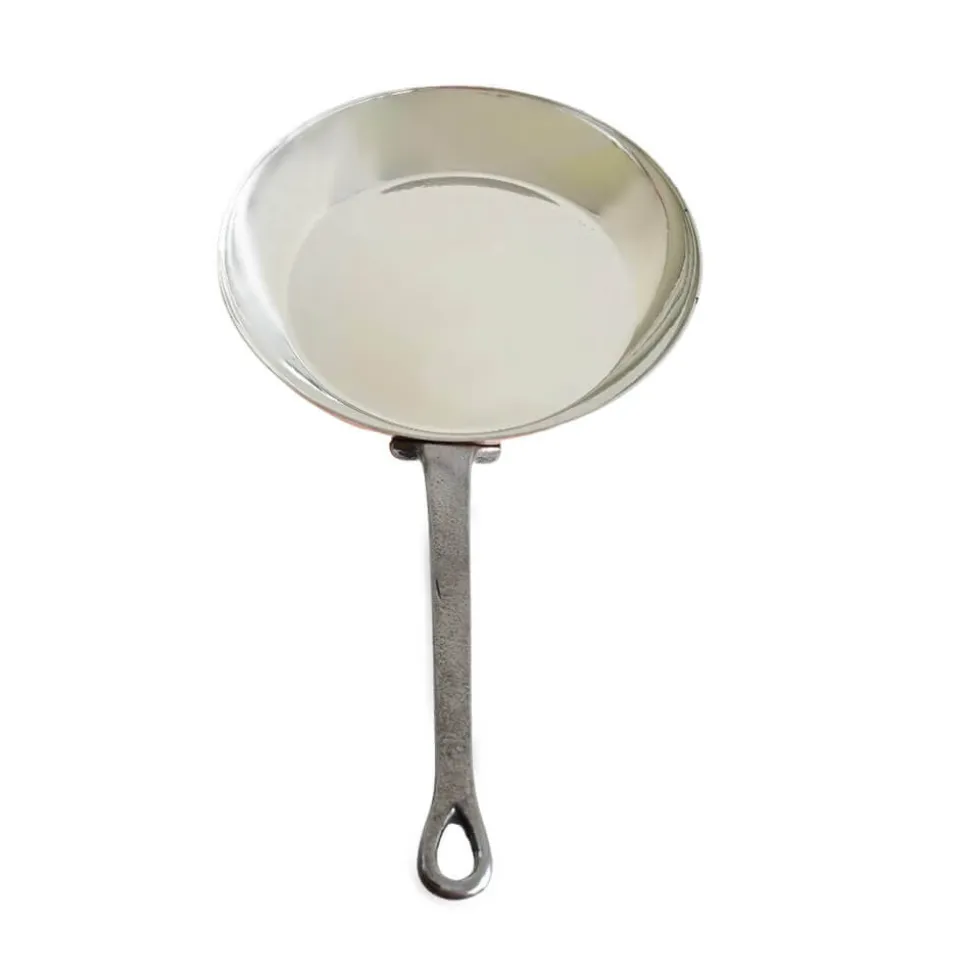 Poêle Cuivre Etamée 30 cm - ATELIER DU CUIVRE