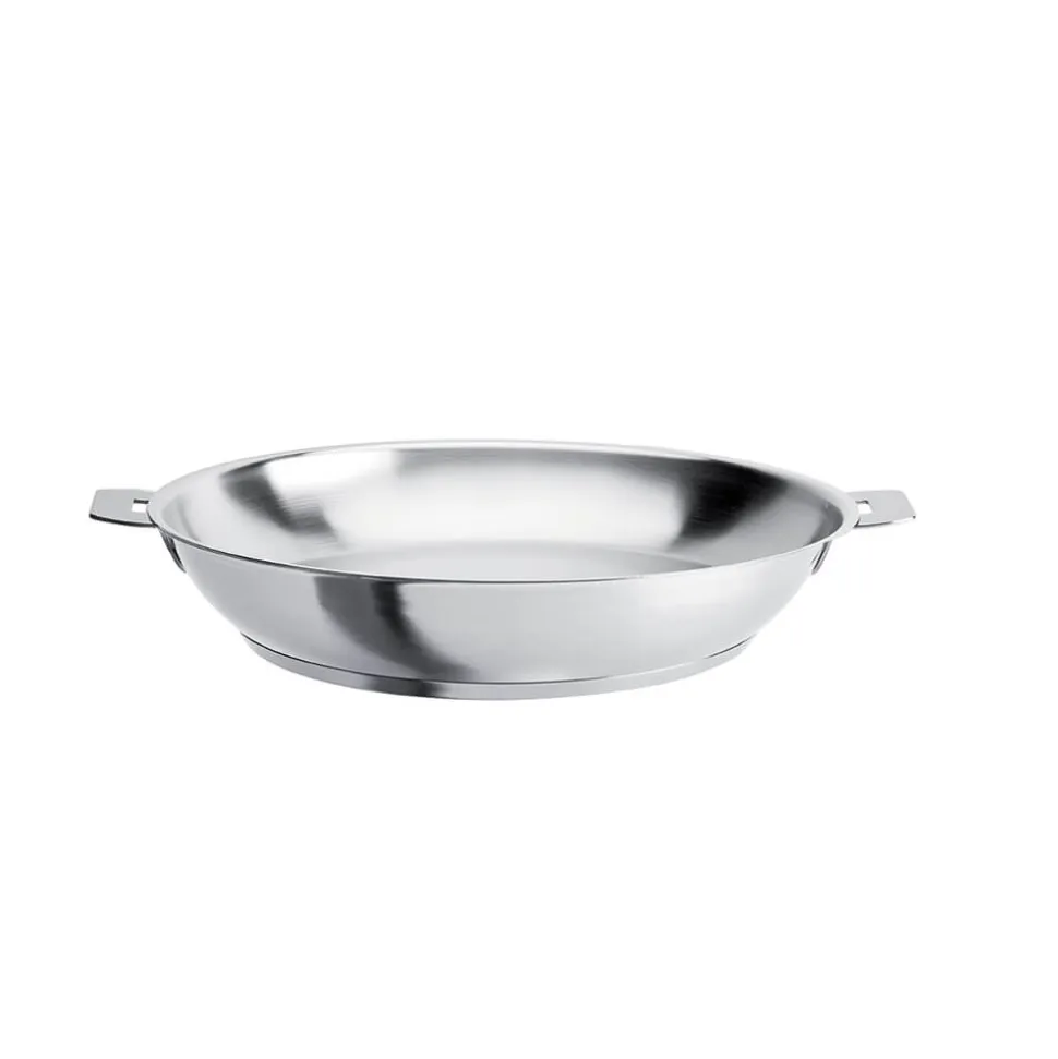 Poêle haute inox STRATE poignée amovible - CRISTEL