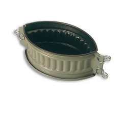 Pâté en Croûte Exopan Ovale à Côtes 24 x 14 x 9,5 cm - MATFER