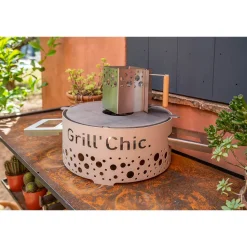 P'tit Grill Braséro de Table Aluminium - GRILL CHIC