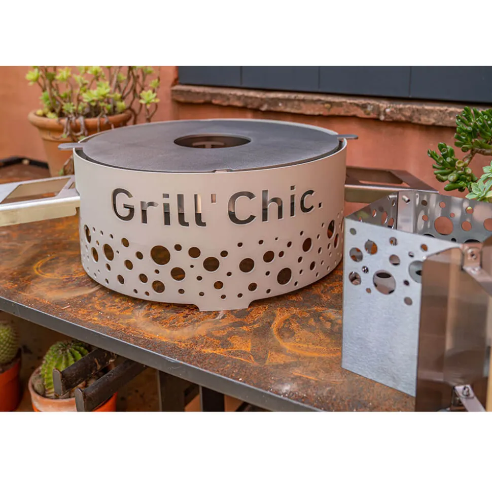 P'tit Grill Braséro de Table Aluminium - GRILL CHIC