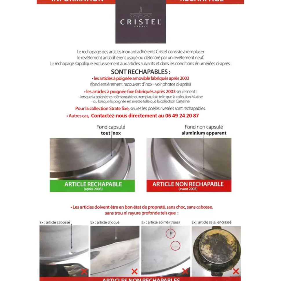 Rechapage Sauteuse - CRISTEL