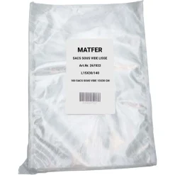 Sacs Sous-Vide Lisses 90 Microns - MATFER BOURGEAT