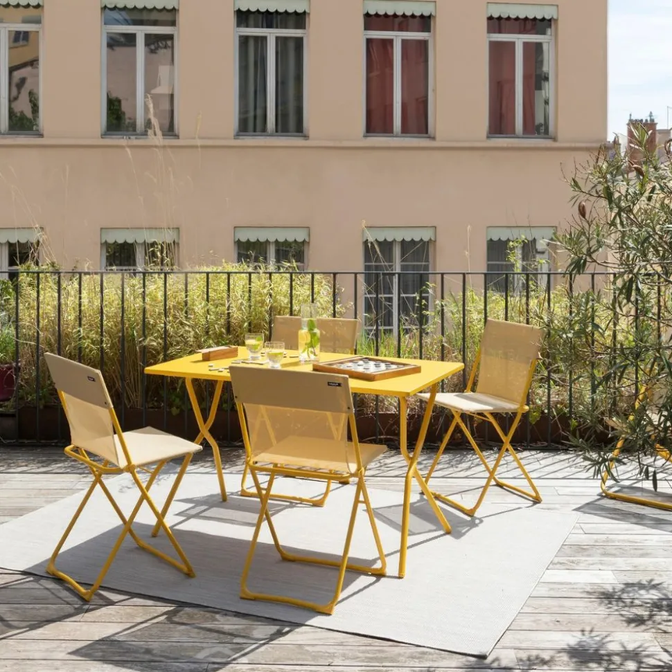 Salon de jardin Table pliante 4 chaises Balcony - LAFUMA