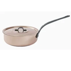 Sauteuse Cuivre Céramique B'chef avec couvercle inclus - BAUMALU