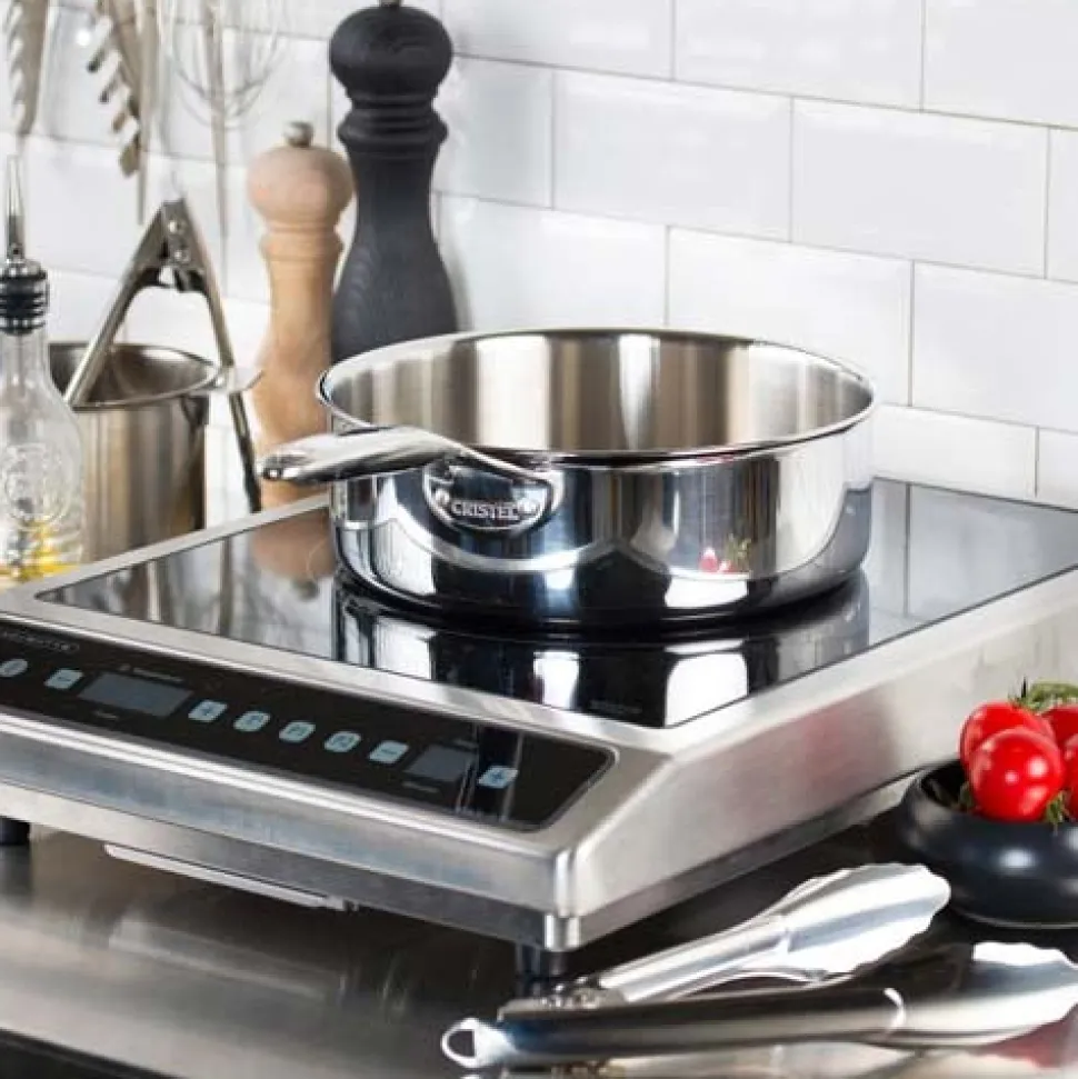 Sauteuse Inox droite Castel'Pro - CRISTEL
