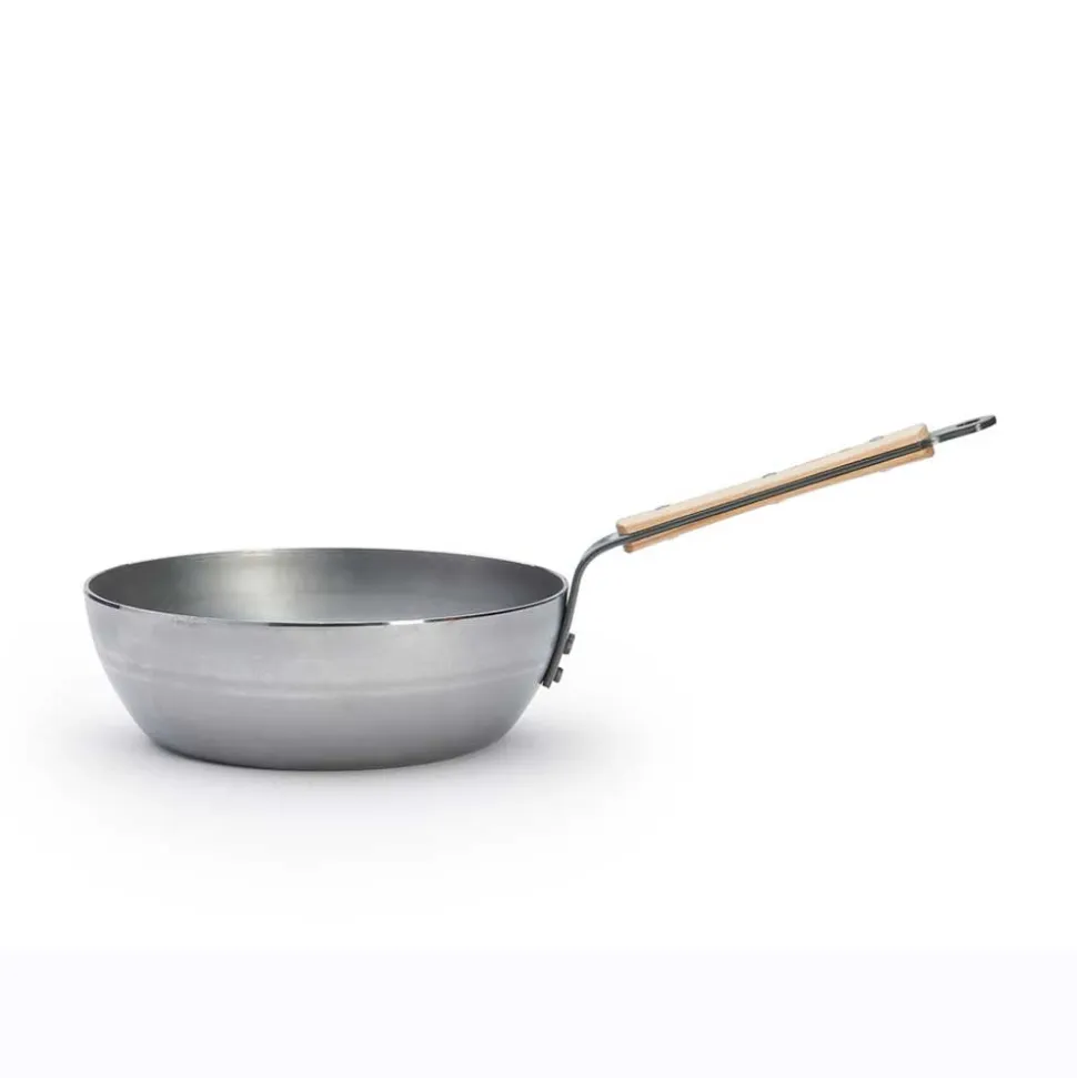 Sauteuse paysanne en acier MINERAL B BOIS 24 cm - DE BUYER