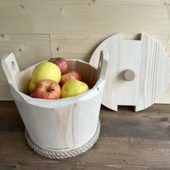 Seille Patatière en bois - Le Comptoir de France